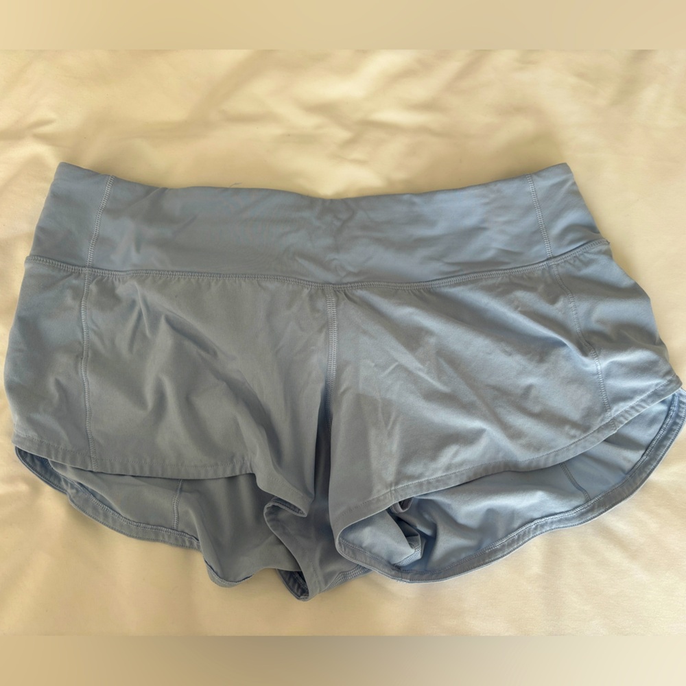 lululemon speed up shorts size 6